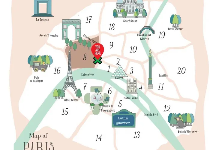 Alojamento de Acomodação e Pequeno-almoço Champs-elysees Amazing View Of