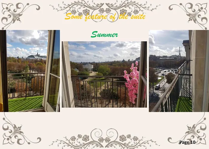 Alojamento de Acomodação e Pequeno-almoço Champs-elysees Amazing View Of 4*